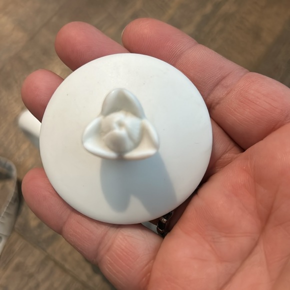 Vintage Ceramic Watering Can Flower Collectable venky fine porcelain dehua china - Picture 9 of 9